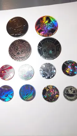 Pokemon TCG COIN LOT 12 coins - Image 1