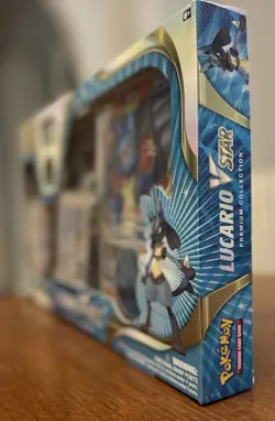 Pokemon TCG Lucario VStar Premium Collection Box - Factory Sealed (6 Packs) - Image 3
