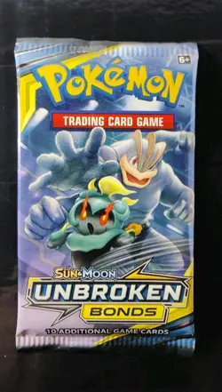 Pokemon Unbroken Bonds Sealed Unweighed Booster Pack - Image 1