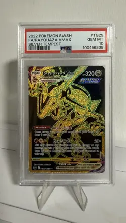 Pokemon TCG Rayquaza VMAX TG29 Silver Tempest - PSA 10 GEM MINT 💎 - Image 4