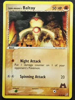 Team Magma's Baltoy 61/95 Team Magma vs Team Aqua 2004 - Pokemon TCG - Image 1