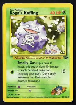 Koga's Koffing 79/132 Gym Challenge 2000 - Pokemon TCG - Image 1