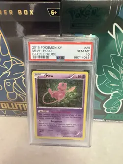 2016 Pokemon XY Fates Collide #29 Mew Holo PSA 10 GEM MINT - Image 1