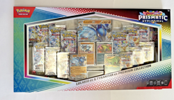 Pokemon TCG SV Prismatic Evolutions Lucario EX & Tyranitar EX Premium Collection - Image 1