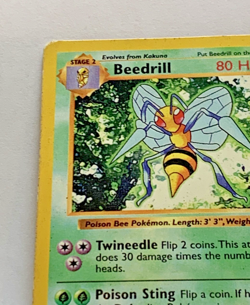 beedrill shadowless 17/102 base set 1999 Pokemon WOTC MP rare - Image 5