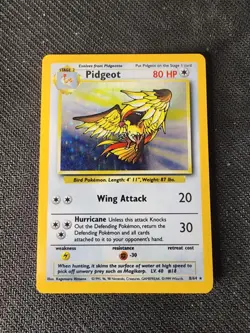 1999 Pokemon Pidgeot 8/64 Holo No Symbol ERROR*Lightly Played - Image 1