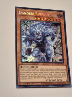 Danger! Bigfoot! Alt Art 1st Edition Secret Rare RA03-EN019 Yu-Gi-Oh! - Image 2