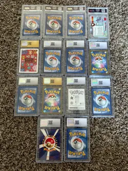 Small Lot of PSA/CGC Graded Pokemon Cards (14) Some Older - Image 2