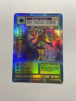 Piedmon Bo-42 1st Edition Holo Foil Digi-Battle 1999 Digimon TCG Bandai Card - Image 1