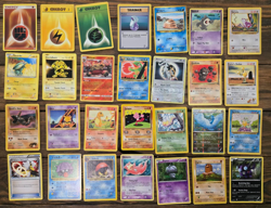 Pokemon Collection Lot 28 cards Vintage Holo Arceus Fossil Squirtle Brock's Onix - Image 1