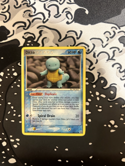 Pokemon TCG Squirtle Ditto Delta Species Non-Holo Card 64/113 MP Condition - Image 1