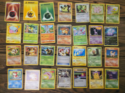 Pokemon Collection Lot 28 cards Vintage Holos Jungle Rocket Meowth Grimr Pikachu - Image 1