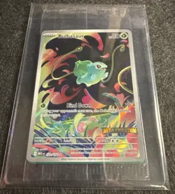 Pokemon TCG Mega Evolutions Stamped Promo Card - Bulbasaur 133/132 - NM - SEALED - Image 1