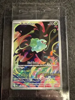 Pokemon TCG Mega Evolutions Stamped Promo Card - Bulbasaur 133/132 - NM - SEALED - Image 2