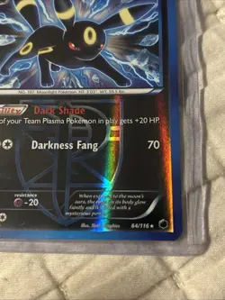 Pokemon TCG Umbreon 64/116 Reverse Holo Rare Plasma Freeze Card - Image 3