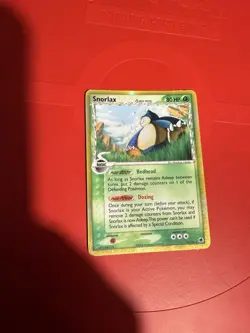 Snorlax 10/101 Holo Delta Species Dragon Frontiers 2006 Played Card Pokemon TCG - Image 1