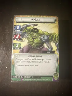 Marvel Champions Card Game HULK Deck open - complete - Image 1