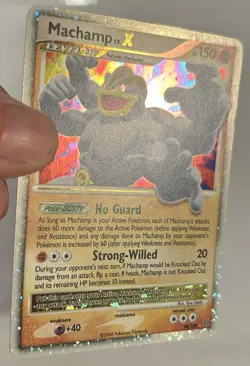 Pokemon 2008 Stormfromt Machamp Lv X Rare Holo Trading Card 98/100 LP - Image 2