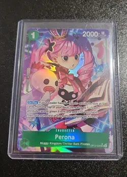 Perona Alt Art OP12-034 SR ENGLISH Legacy of the Master One Piece Card NM - Image 1