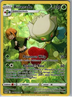 Roserade TG02/TG30 SWSH11: Lost Origin Trainer Gallery - Pokemon Card - NM - Image 1