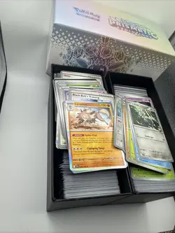 2 ETB Boxes Full Of Pokemon Cards- Commons- Holo- Reverse- Codes .. - Image 2