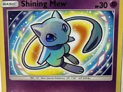 Shining Mew 40/73 Shining Legends Alt Art Pokemon Card NM MINTY Pack Fresh - Image 3