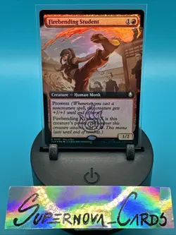 MTG magic cards 1x Firebending Student buy-a-box Foil promo Avatar - Image 1