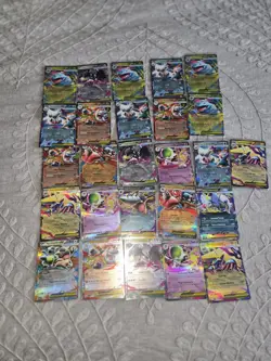 Lot of 26 Pokemon EX MEGA Cards - Image 1