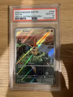 Victini 208 Sv: Scarlet & Violet Promo Cards Holo PSA 10 - Image 1