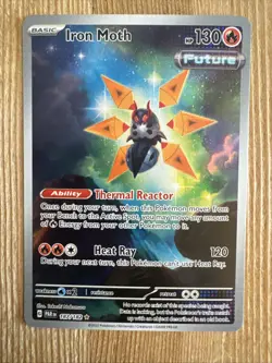 Iron Moth - 187/182 - Pokemon Paradox Rift Illustration Rare Card - NM - Image 1