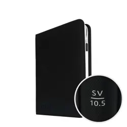 Vault X 9 Pocket Exo-Tec Zip Binder Pokemon SV 10.5 Black Bolt White Flare New - Image 1