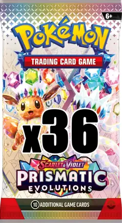 Prismatic Evolutions Booster Lot 36 Pokemon TCG 2025 FACTORY SEALED - Image 2