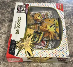 Pokemon TCG Scarlet & Violet 151 Zapdos EX Collection Box NEW SEALED - Image 4