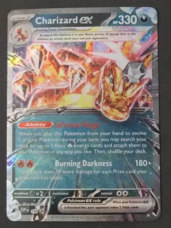 Charizard ex 196 NM Double Rare Scarlet & Violet Promo Pokemon TCG - Image 1