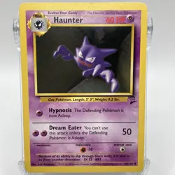 Haunter Non-Holo Uncommon 43/130 Pokemon TCG Base Set 2 LP - Image 1