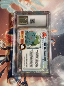1999 Topps Pokemon Series 1 UK 1st Print Bulbasaur #1 CGC 10 Low Pop Italian - Image 2