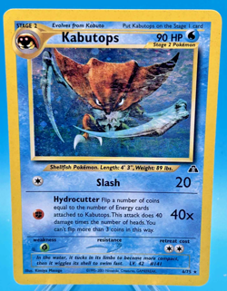 Pokemon 2001 Neo Discovery Kabutops 6/75 Unlimited English - Image 1