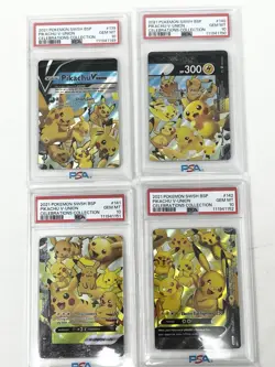 Pikachu V Union Set English PSA 10 Sequential Collection - Image 1