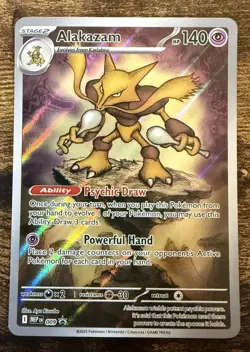Pokemon TCG Alakazam 009 ME Mega Evolution Promo NM-MT - Image 1
