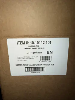 Pokemon TCG 2025 Trainers Toolkit Case Of 6 Factory Sealed - Image 2