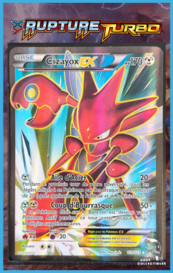 Carte Pokemon Cizayox EX 119/122 Full Art XY09 XY Rupture Turbo FR XY9 - Image 1