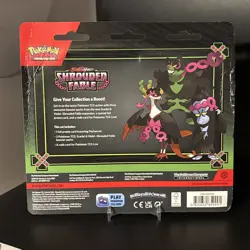 New Pokemon Scarlet & Violet Shrouded Fable 3 Pack Blisters - Pecharunt promo - Image 3