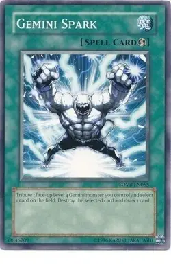 Gemini Spark SOVR-EN055 Unlimited Common Yugioh Edison Hero Beat Staple - LP - Image 1
