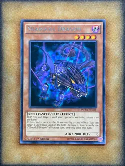 Yugioh Shaddoll Dragon DUEA-EN026 Rare 1st Ed LP - Image 1
