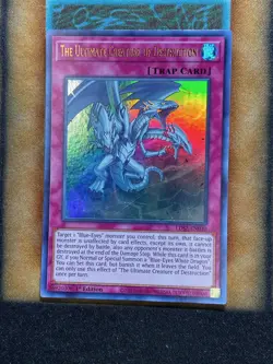 Yugioh The Ultimate Creature Of Destruction LDS2-EN030 Ultra Rare 1st Ed GOLD NM - Image 1