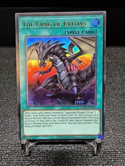 The Fang of Critias LCKC-EN037 Ultra Rare Near Mint +FREE SHIPPING! - Image 1