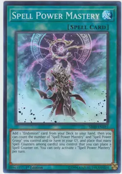 Yugioh! LP Spell Power Mastery - SR08-EN022 - Super Rare - 1st Edition Lightly P - Image 1