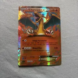 Pokemon TCG Cards Charizard EX XY17 Black Star Promo Holo (Standard Size) mp - Image 1
