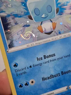 Pokemon Card Eiscue SWSH128 Black Star Promo~HD SWIRL~NM - Image 2
