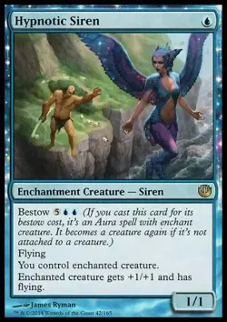 MTG Magic the Gathering Hypnotic Siren (42/171) Journey into Nyx NM - Image 1